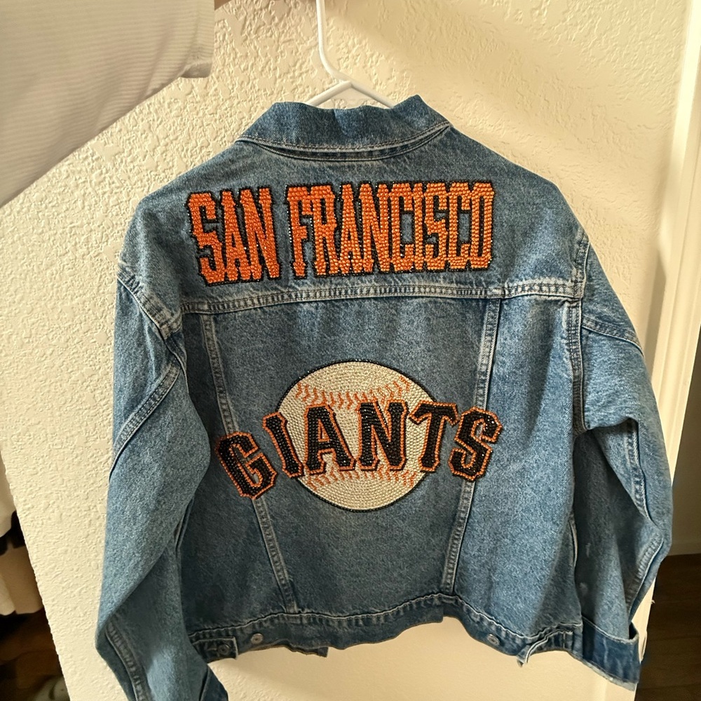 Bedazzled Custom SF Giants Jacket